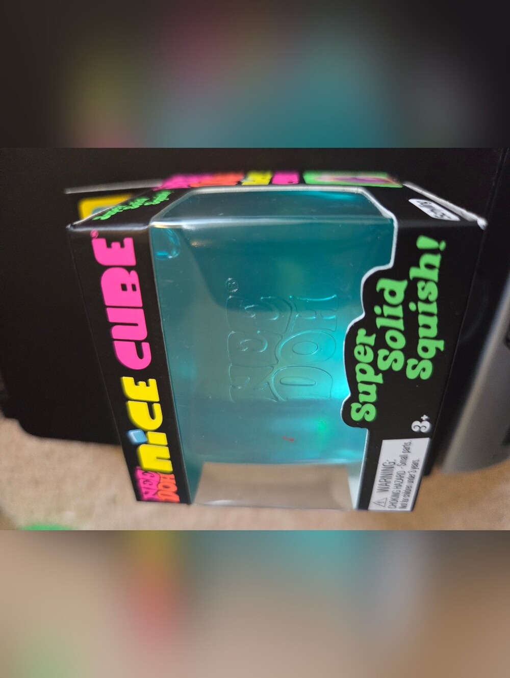 New NeeDoh Nice Cube blue. Super solid squish toy!Fun stress reliever. - Picture 11 of 16